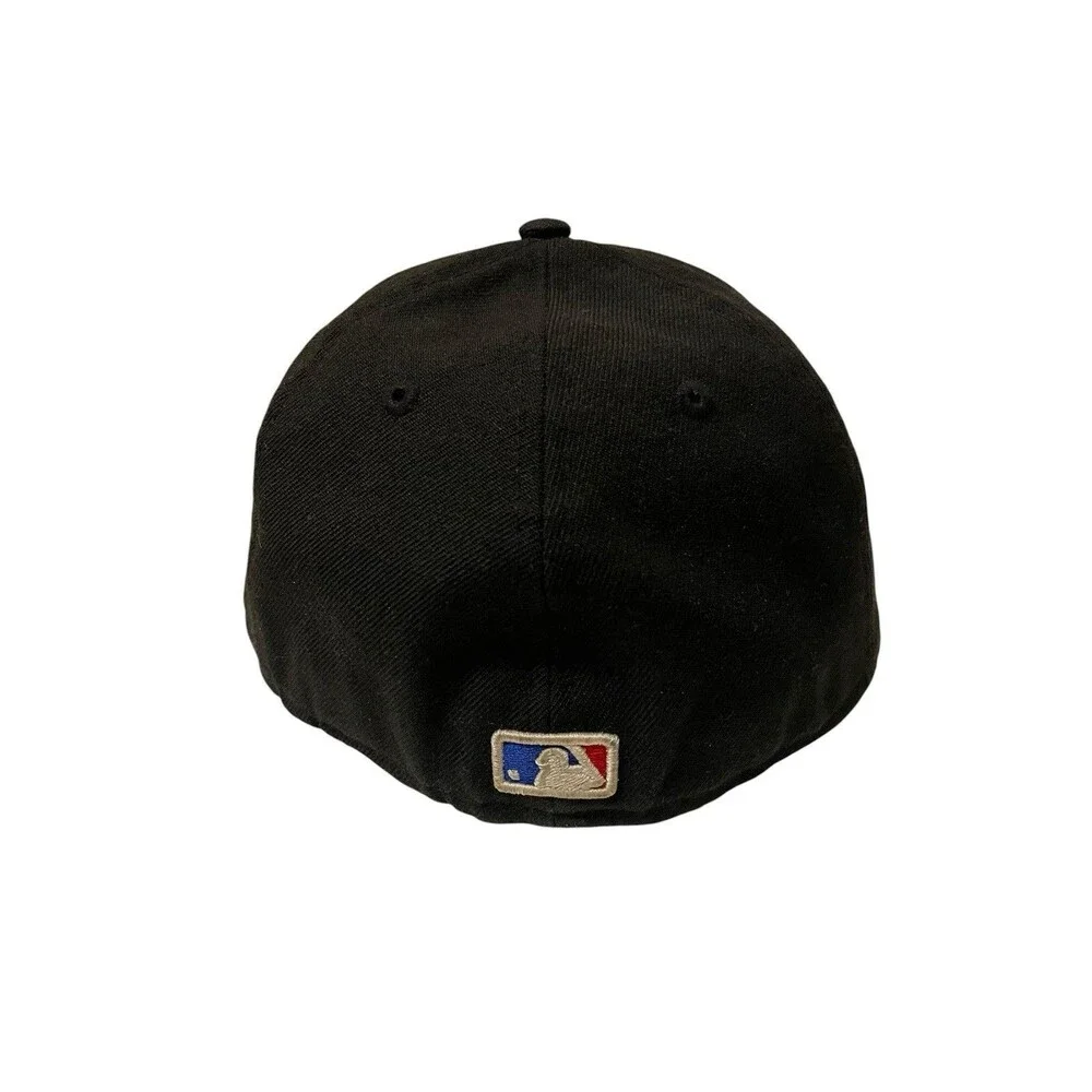 New Era 59Fifty Chicago White Sox Black Fitted Cap Size 7 1/4 MLB - Picture 4 of 8